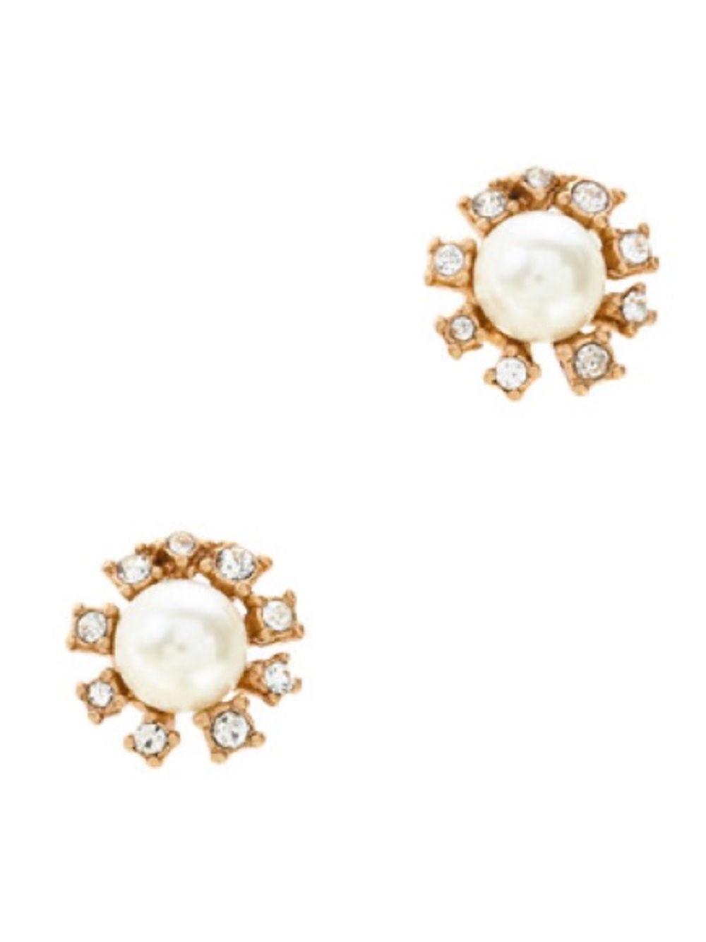 J.Crew Jeweled Pearl Earrings - NWT